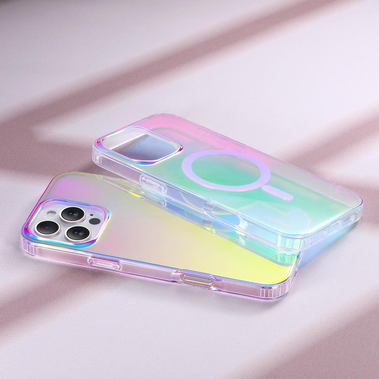 Funda para Teléfono Magsafe iPhone 12 Textura Grabada con Láser Rayas Verticales