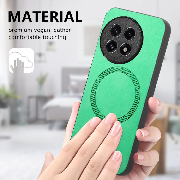 Funda para OnePlus Nord Ce4/Ace 3V con Tapa Trasera PU Magsafe (Negra)