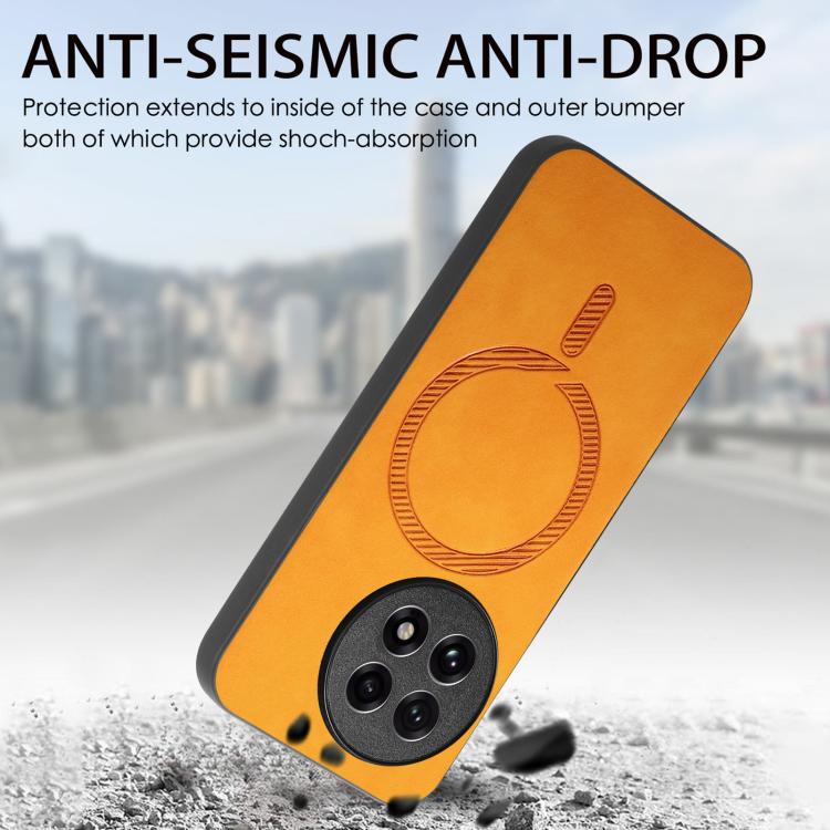 Funda para Teléfono OnePlus Ace 5/5 Pro con Tapa Trasera de PU Magsafe (Negra)