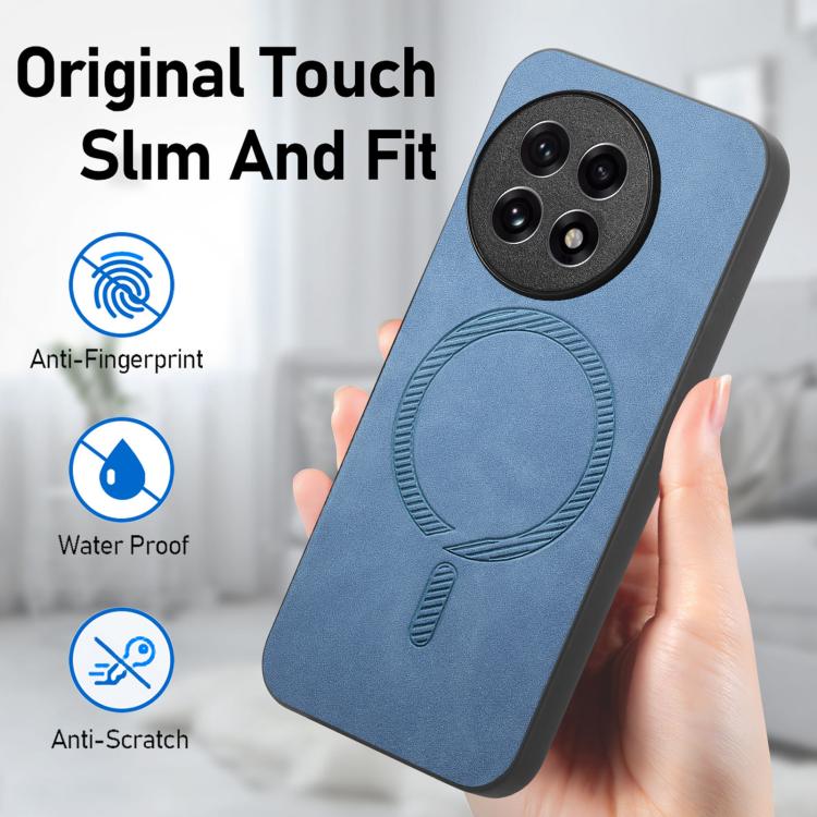 Funda para OnePlus Nord Ce4/Ace 3V con Tapa Trasera PU Magsafe (Negra)