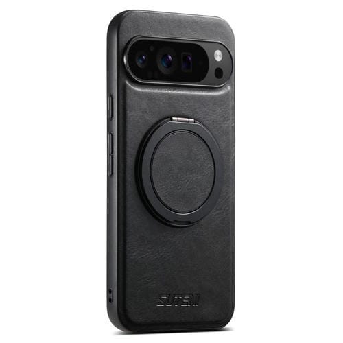 Funda para Teléfono Suteni G3 con Soporte Giratorio 360° para Google Pixel 9 Pro (Negra)