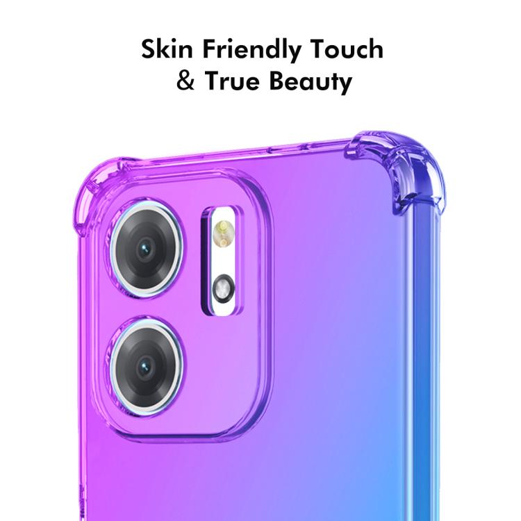 Funda TPU Enkay Hat-Prince Gradient Airbag para Infinix Hot 50I Smart 9 (Morado y Azul)