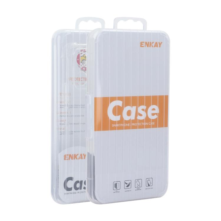 Funda TPU Enkay Hat-Prince para Tecno Pova 5 4G con Bolsa de Aire y Diseño Degradado (Oro Rosa)