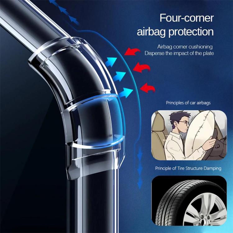 Funda de TPU transparente a prueba de golpes con cuatro esquinas y airbags para Infinix Smart 10 Kalebol de 1,5 mm