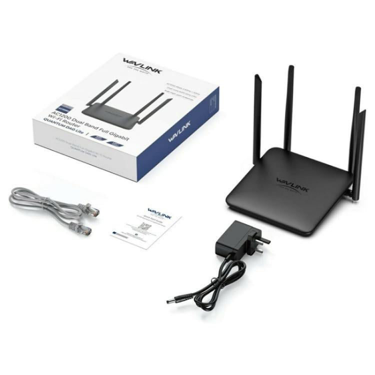Enrutador doméstico WAVLINK WN530HG4 Gigabit Ethernet MU-MIMO doble banda AC1200 (UE)