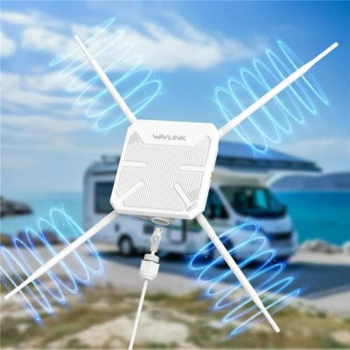 Repetidor AP WAVLINK WN588HA2, amplificador de señal WiFi, extensor WiFi de doble banda AC1200, enchufe: UE