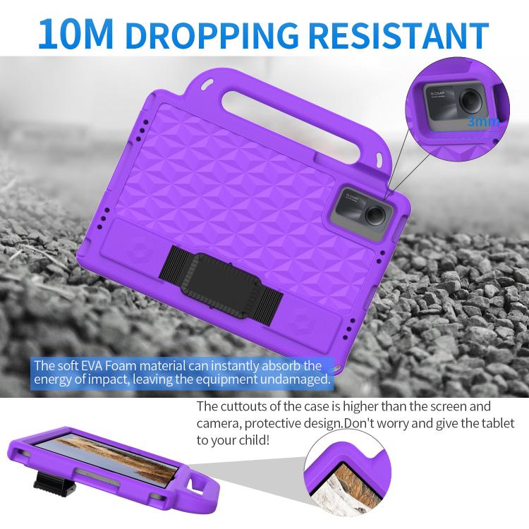 Funda de EVA a prueba de golpes para Xiaomi Pad 6/6 Pro Diamond Series (morada)