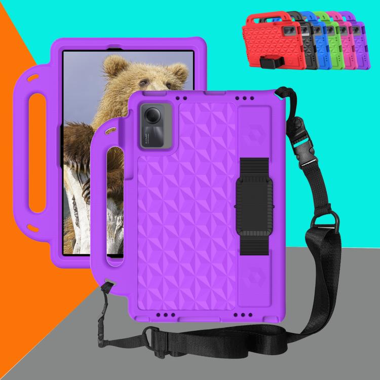 Funda de EVA a prueba de golpes para Xiaomi Pad 6/6 Pro Diamond Series (morada)