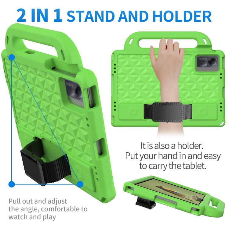 Funda de EVA a prueba de golpes para Xiaomi Redmi Pad SE 11 2023 Diamond Series (roja)