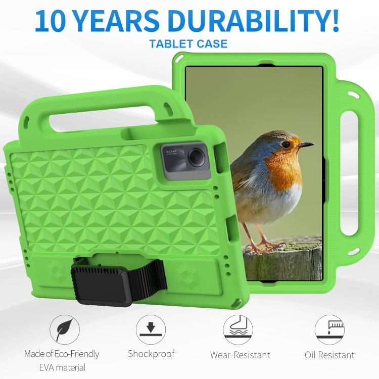 Funda de EVA a prueba de golpes para Xiaomi Redmi Pad SE 11 2023 Diamond Series (roja)