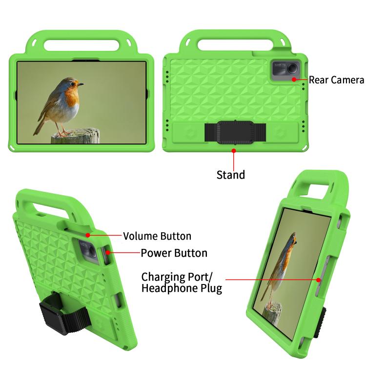 Funda de EVA a prueba de golpes para Xiaomi Pad 5/5 Pro Diamond Series (morada)