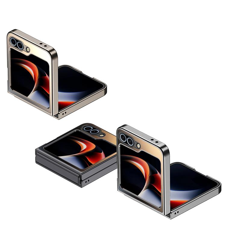 Funda plegable antigolpes con acabado esmerilado AG para Samsung Galaxy Z Flip7 5G (dorada)