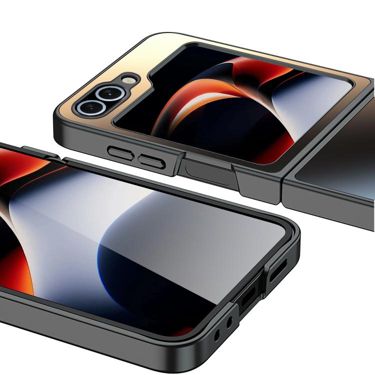 Funda plegable antigolpes con acabado esmerilado AG para Samsung Galaxy Z Flip6 5G (plateada)