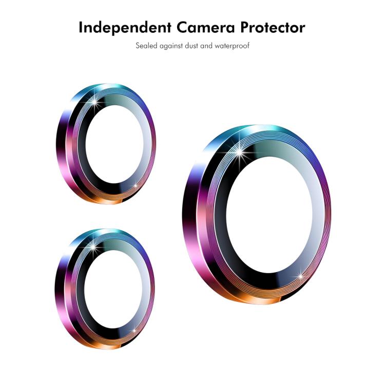 ENKAY Hat-Prince - Lente de cámara trasera 9H con película de vidrio templado de aleación de aluminio para Xiaomi Mix Flip 2 (dorado)