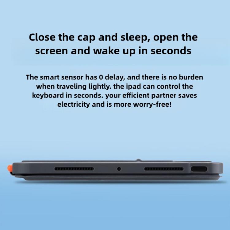Funda magnética con teclado y control para iPad Air 11 (2024)