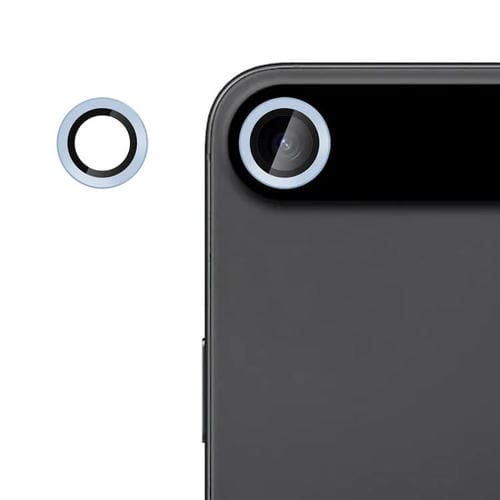 For iPhone 17 Air Kalebol No Flicker Ultra-Thin Individual Camera Lens Tempered Glass Film(Distant Peak Blue)