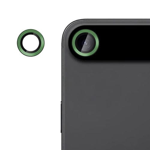 For iPhone 17 Air Kalebol No Flicker Ultra-Thin Individual Camera Lens Tempered Glass Film(Green)
