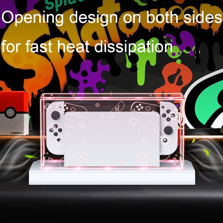035 para Nintendo Switch/Oled Game Console Display Cubierta a Prueba de Polvo, Especificaciones: Etiqueta Negra - MOVILSTORE
