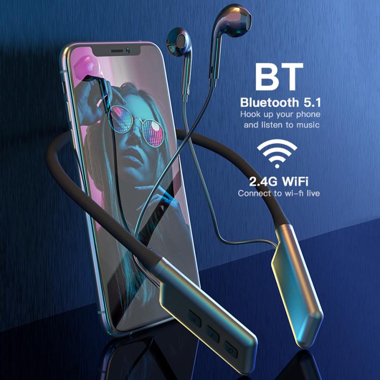 Auriculares inalámbricos para colgar en el cuello M001A Bluetooth 5.1 / 2.4G modo dual