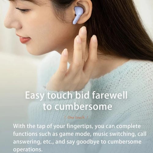 Auriculares Intrauditivos Inalámbricos Edifier N2 Pods Sport Talk Bluetooth (Morados)