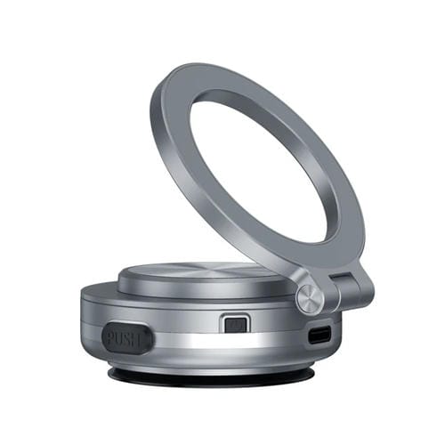 Soporte Magnético Plegable de Adsorción al Vacío Aimite C1 para Teléfono Móvil de Coche (Plateado)
