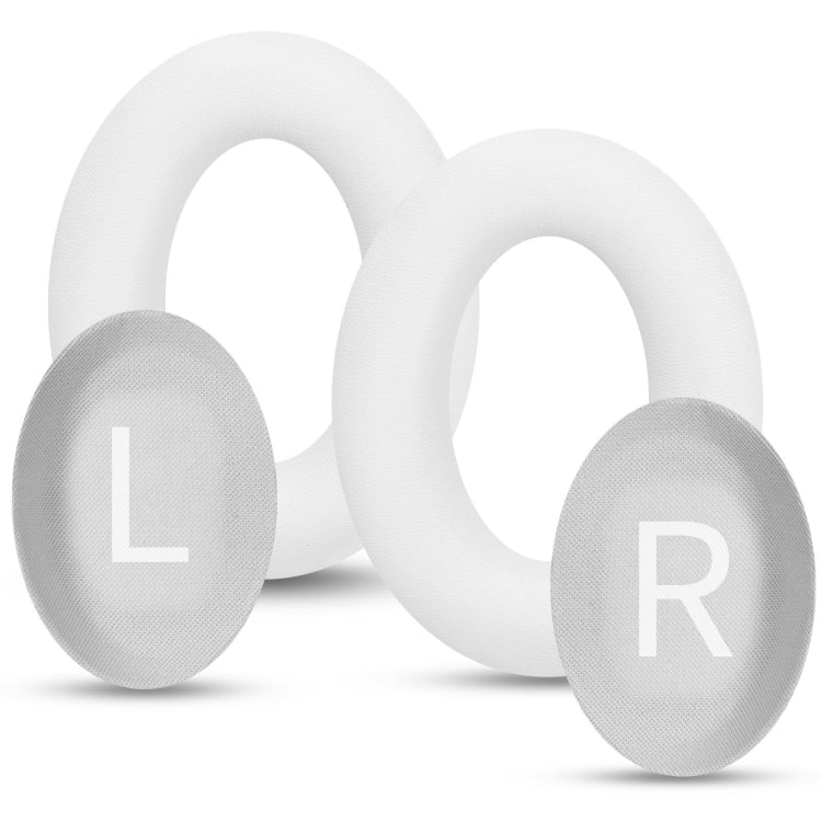 Orejeras de Cuero con Esponja para Auriculares Bose Qc45 (Blanco) (1 Par)