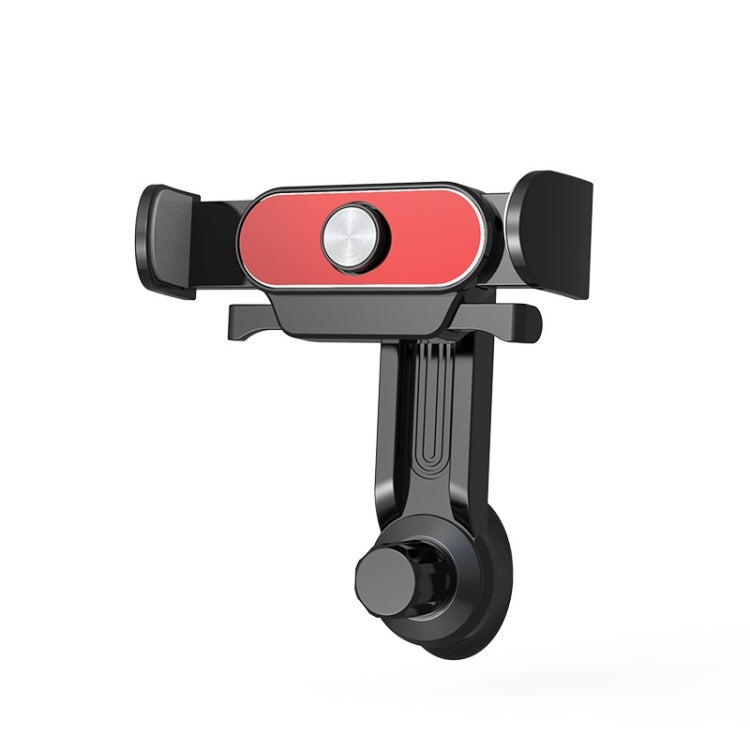 Soporte para Teléfono Móvil con Salida de Aire para Coche, Bloqueo Automático, Soporte de Navegación a Presión (Rojo)
