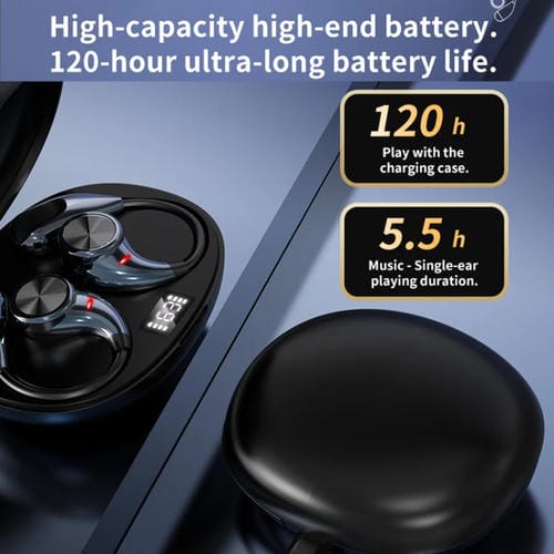 Auriculares Bluetooth Ows con Orejas Colgantes Abiertos y Cómodos (Blancos)