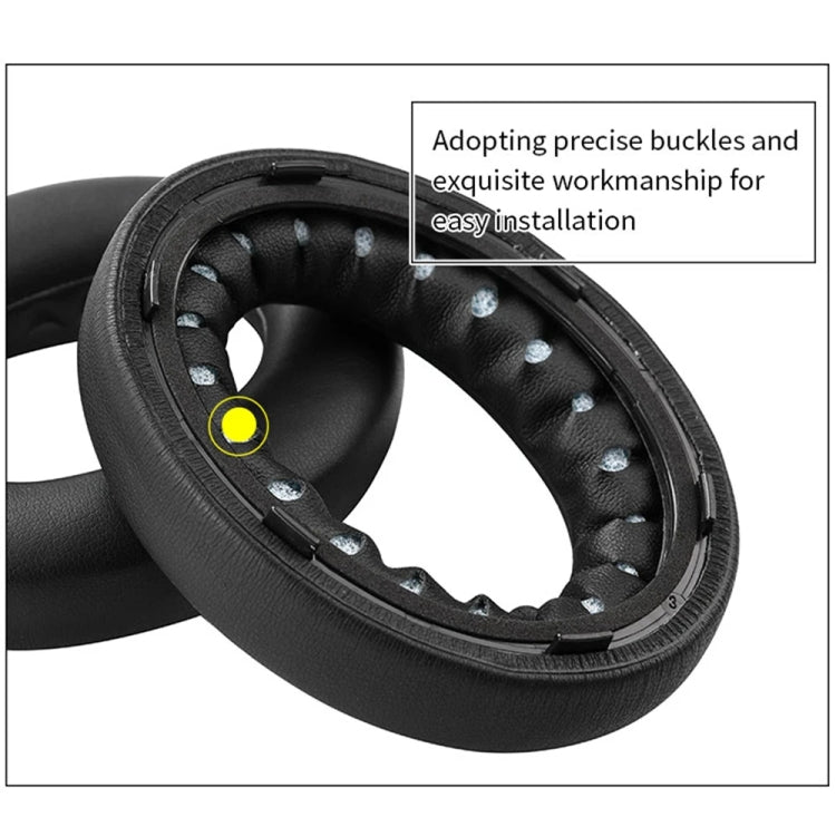 Protectores Auditivos para Auriculares Bose Qc Ultra Cuero con Esponja (Gris)