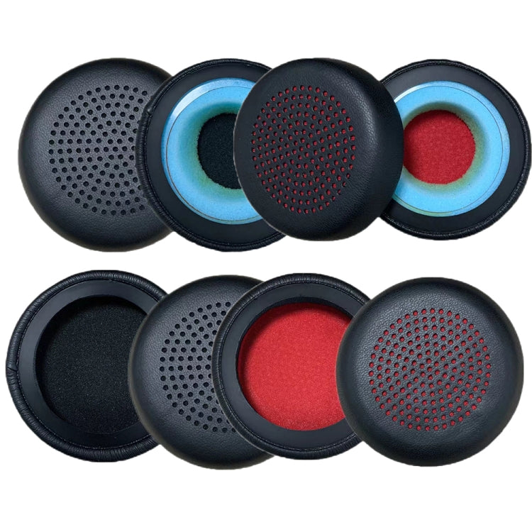 Protectores de Cuero para Auriculares Plantronics Uc B825 con Esponja (Negro)