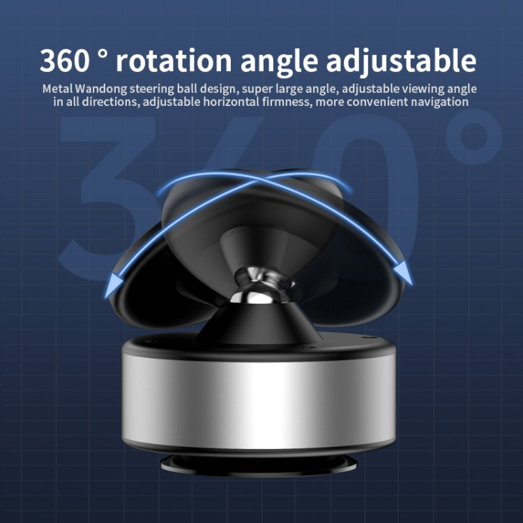 Soporte Magnético Universal Ajustable para Teléfono Móvil con Adsorción al Vacío para Automóvil Aimite X11 (Modelo Ordinario Plateado)