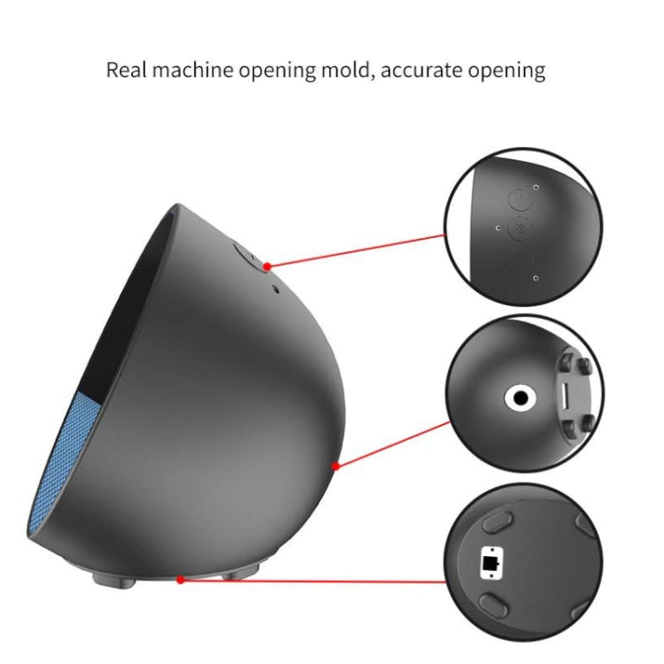 Funda Protectora de Silicona Amazon Echo Spot Versión 2024 (Gris y Blanca)