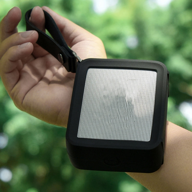 Funda de silicona para altavoz JBL Go 2 con correa de mano de PU (Gris)