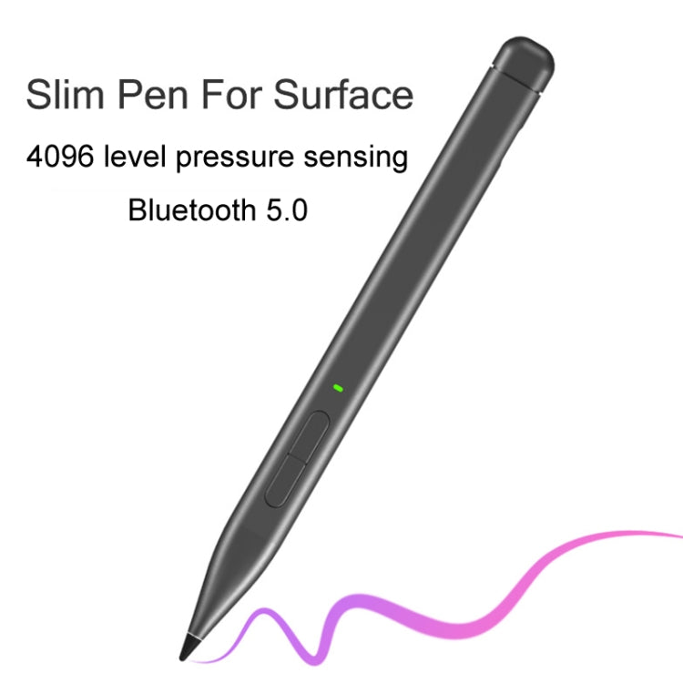 Lápiz Óptico Microsoft Surface Pro 8/9/Go Sensible a la Presión 4096 (Gris)