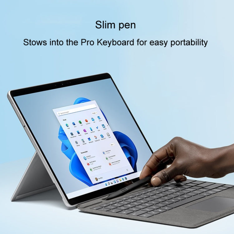 Lápiz Óptico Microsoft Surface Pro 8/9/Go Sensible a la Presión 4096 (Gris)