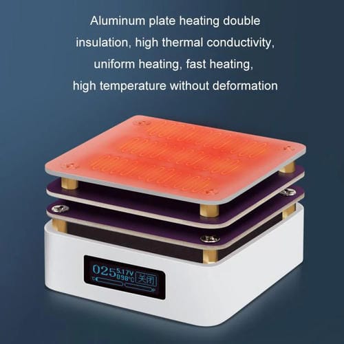 Schermo LCD Controllo della Temperatura Intelligente Zfx-G3061 Piastra Riscaldante a Doppio Strato