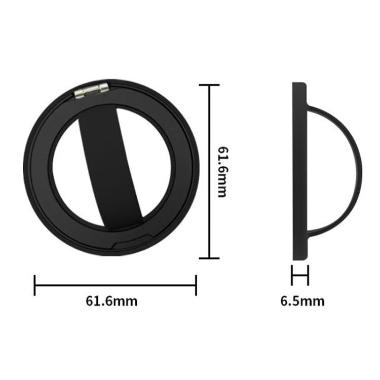 Mini Soporte para Teléfono Móvil Rk-X39 con Hebilla de Anillo Magnético de Silicona (Azul Oscuro)