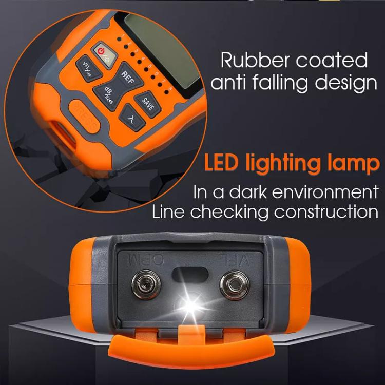 Mini Medidor de Potencia Óptica 4 en 1 Modelo M50 1 Mw Máquina Integrada de Luz Roja Equipo de Prueba Portátil