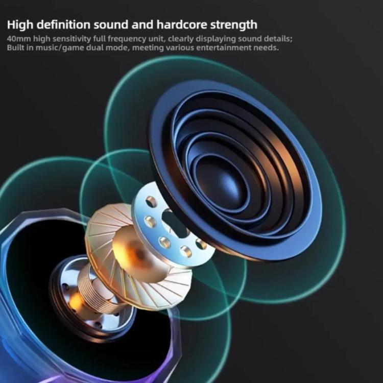 Mini Altavoz Portátil Inalámbrico Bluetooth con Luz de Ambiente RGB Magnética (Blanco)
