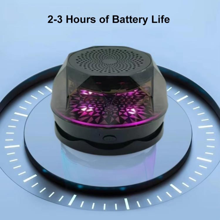 Mini Altavoz Portátil Inalámbrico Bluetooth con Luz de Ambiente RGB Magnética (Blanco)