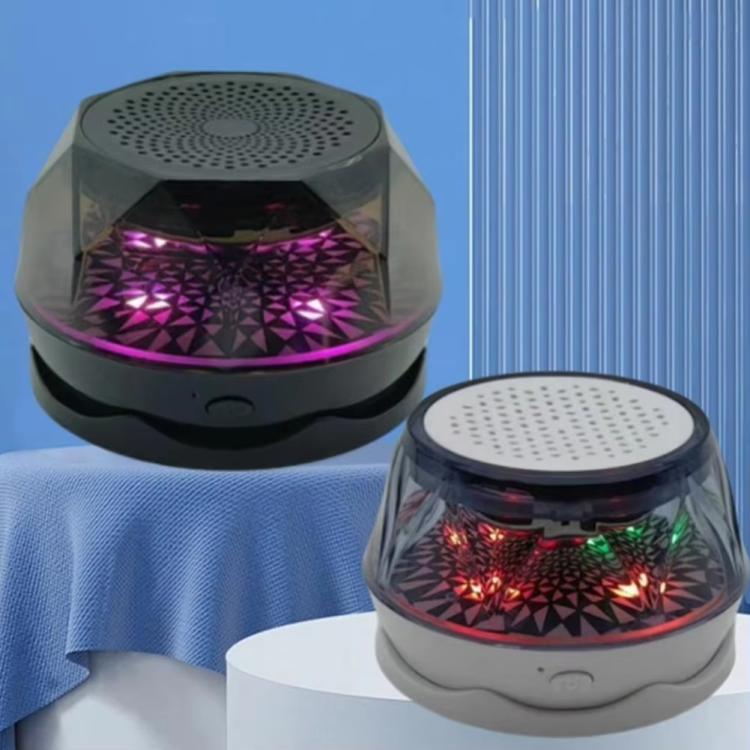 Mini Altavoz Portátil Inalámbrico Bluetooth con Luz de Ambiente RGB Magnética (Blanco)