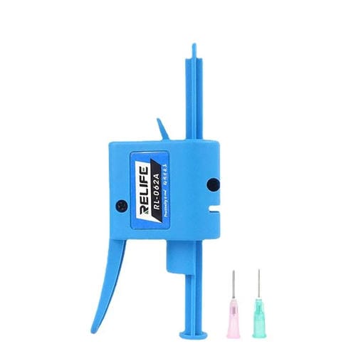 Manual Squeegee Relife RL-062A 10Cc Cell Phone Repair Oil Syringe and Tin Paste