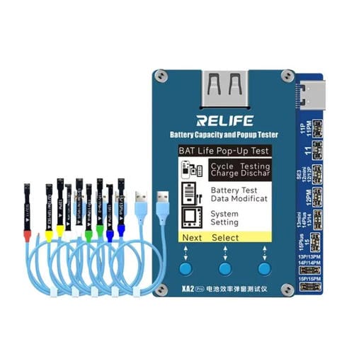 Batteriezustandsprüfer Relife Xa2 Pro Kabelloses Effizienzkontrollgerät mit Popup-Fenster