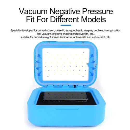 Máquina Laminadora al Vacío Sunshine S-918B Plus com OCA Ecrãs LCD de Telemóveis e Caixa de Cura por UV (Ficha Americana 110 V)