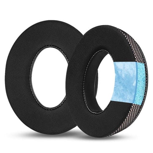 Almohadillas de Gel para Auriculares Bose Qc35 Qc45 Qc25 con Funda de Esponja (Rojo Naranja)