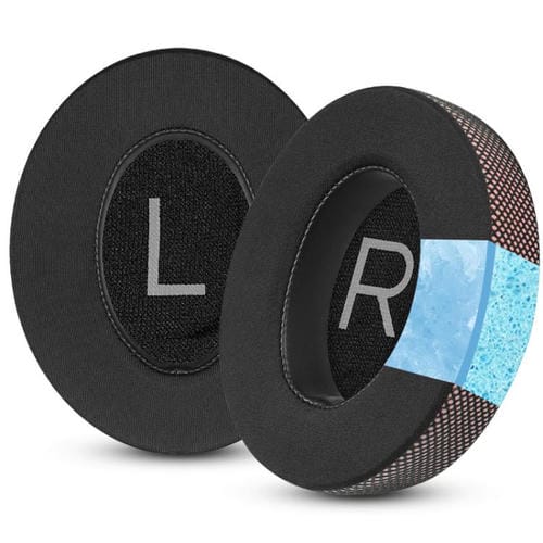 Almohadillas de Gel de Hielo para Auriculares Bose NC700 Funda Protectora Orejeras (Negro, Naranja)