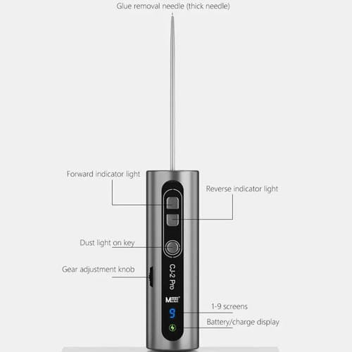 Dissolvant de Colle Intégré Maant CJ-2 Découpe et Polissage Multifonctionnels Réparation de Téléphones et Écrans avec Rouleau de Colle Électrique Oca