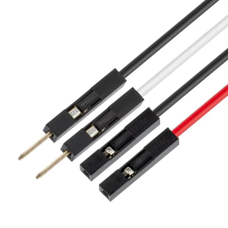 Cable Adaptador Extensión Prueba RF BNC Hembra a Doble Dupont Hembra RG316 0,5 m