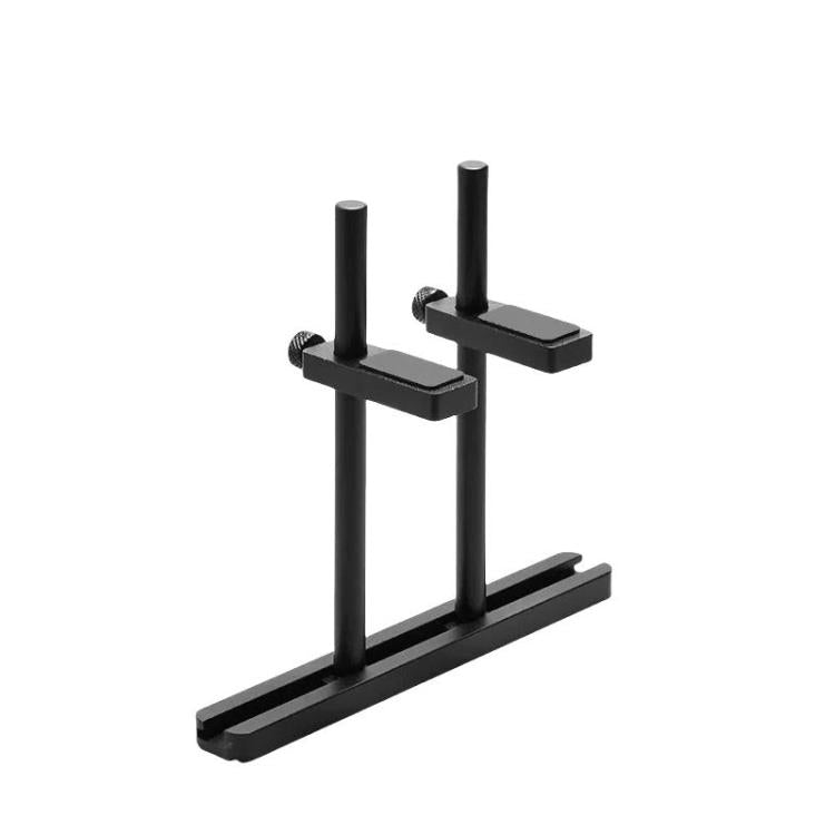 Soporte para Tarjeta Gráfica Ajustable Finalcool de Aleación de Aluminio para Ventilador de Chasis de 12 cm (Negro)