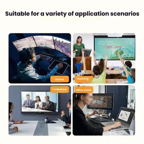 Conmutador Bidireccional Pway S6203H 8K 60 Hz con 2 Entradas y 1 Salida Compatible con HDMI